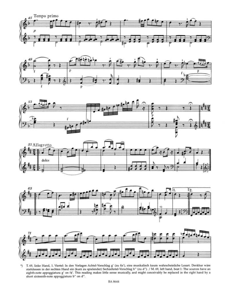 Selected Piano Pieces